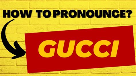 how vietnamese people say gucci|How to pronounce Gucci .